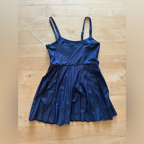TRIXXI | Pleated Denim Dress - Picture 4 of 5